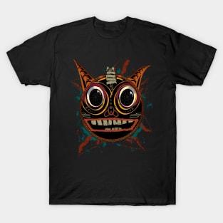 Devil Cat Retro T-Shirt